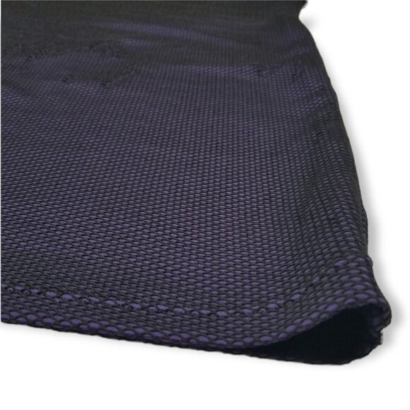 Coquette Purple Body Con Fitted Mini Dress Fishnet Overlay Pyramid Stud Punk Emo - Picture 5 of 8